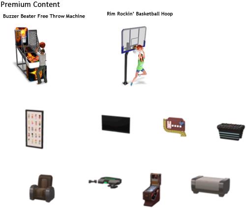 Buzzer Beater Free Throw Machine - Store - The Sims™ 3